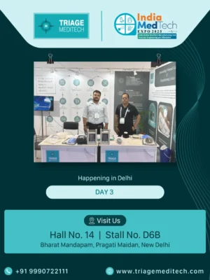 Triage Meditech at India MedTech Expo 2025 Day 3 (2) Triage Meditech at India MedTech Expo 2025 Day 3