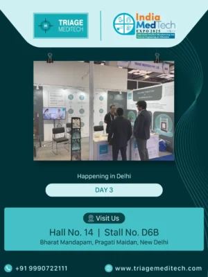 Triage Meditech at India MedTech Expo 2025 Day 3 (3) Triage Meditech at India MedTech Expo 2025 Day 3