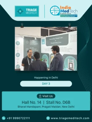 Triage Meditech at India MedTech Expo 2025 Day 3 (4) Triage Meditech at India MedTech Expo 2025 Day 3